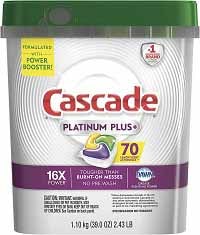 Cascade Platinum Plus Dishwasher Pods